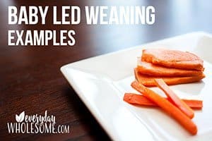 baby led weaning examples