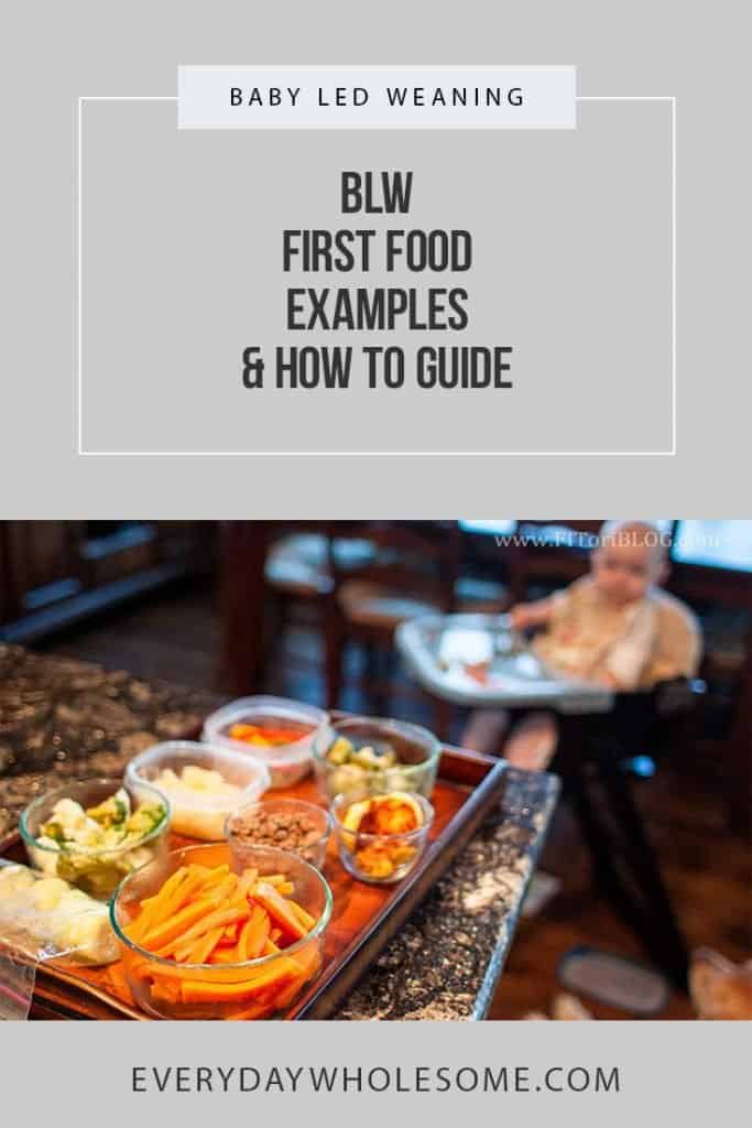 What is baby led weaning. how to do blw. blw first foods.