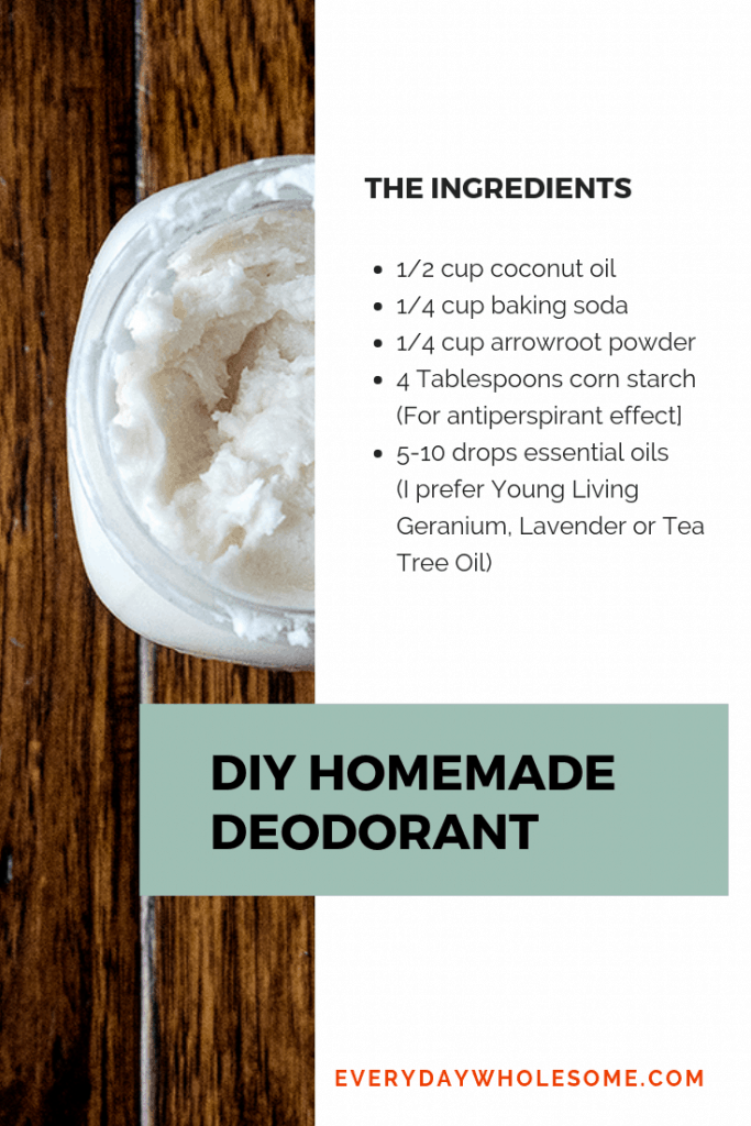 DIY SAFE NATURAL DEODORANT