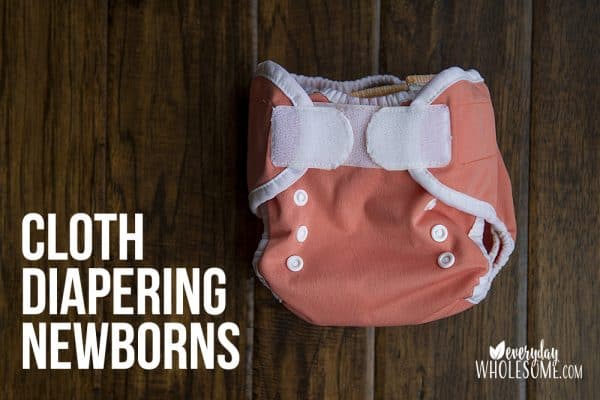 cloth diapering newborn