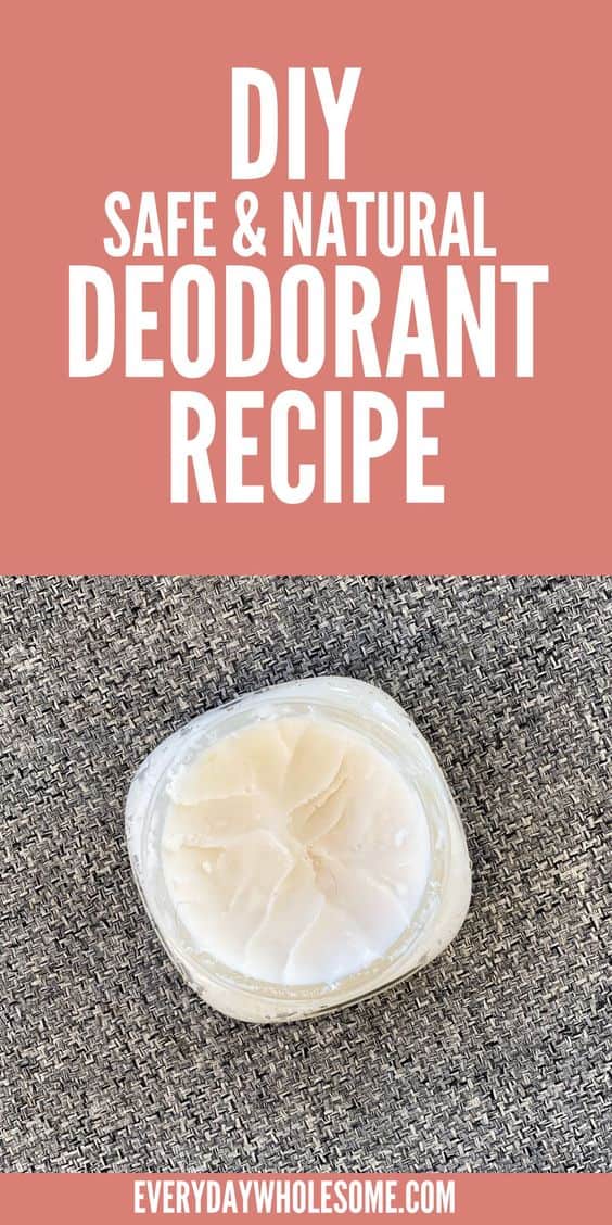 DIY SAFE NATURAL DEODORANT RECIPE