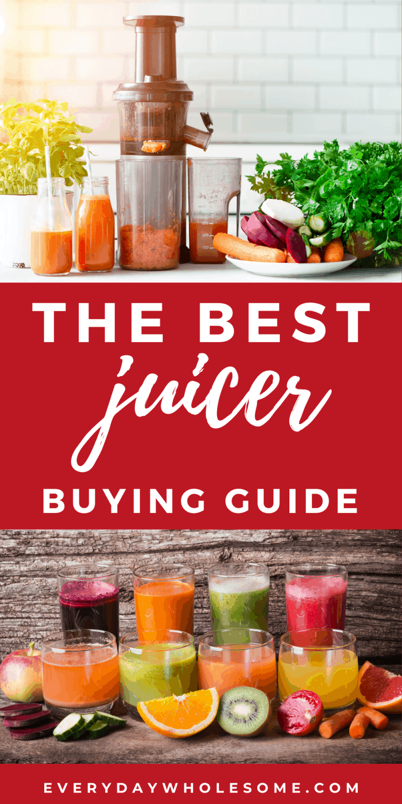 Everyday Wholesome JUICING FOR LIFE BUYER'S GUIDE