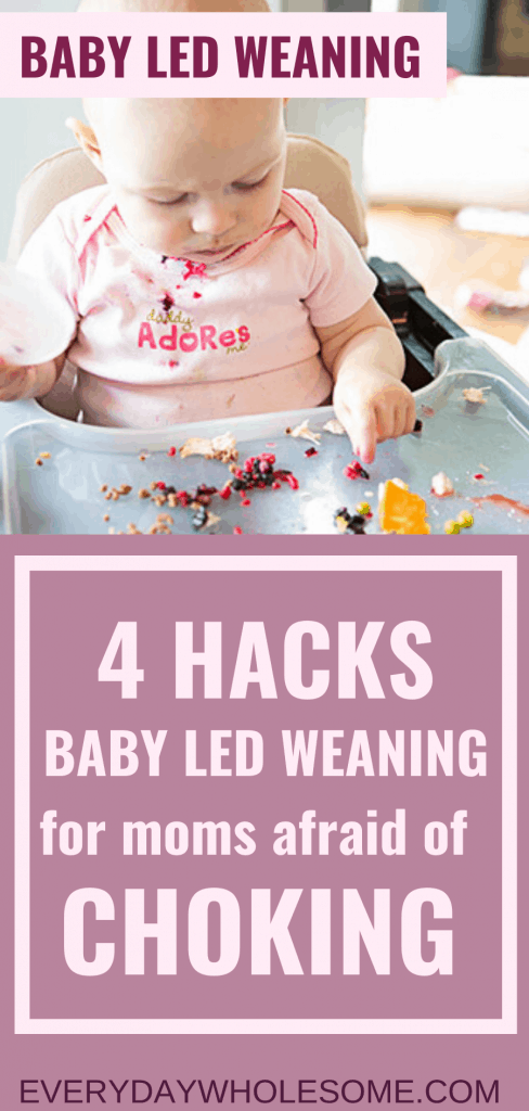 Baby led weaning hacks for introduction to first foods for 6 month old babies with no teeth