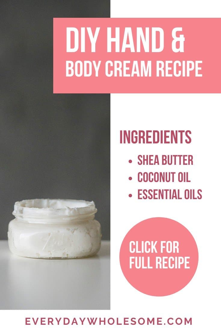 DIY HAND AND BODY CREAM RECIPE