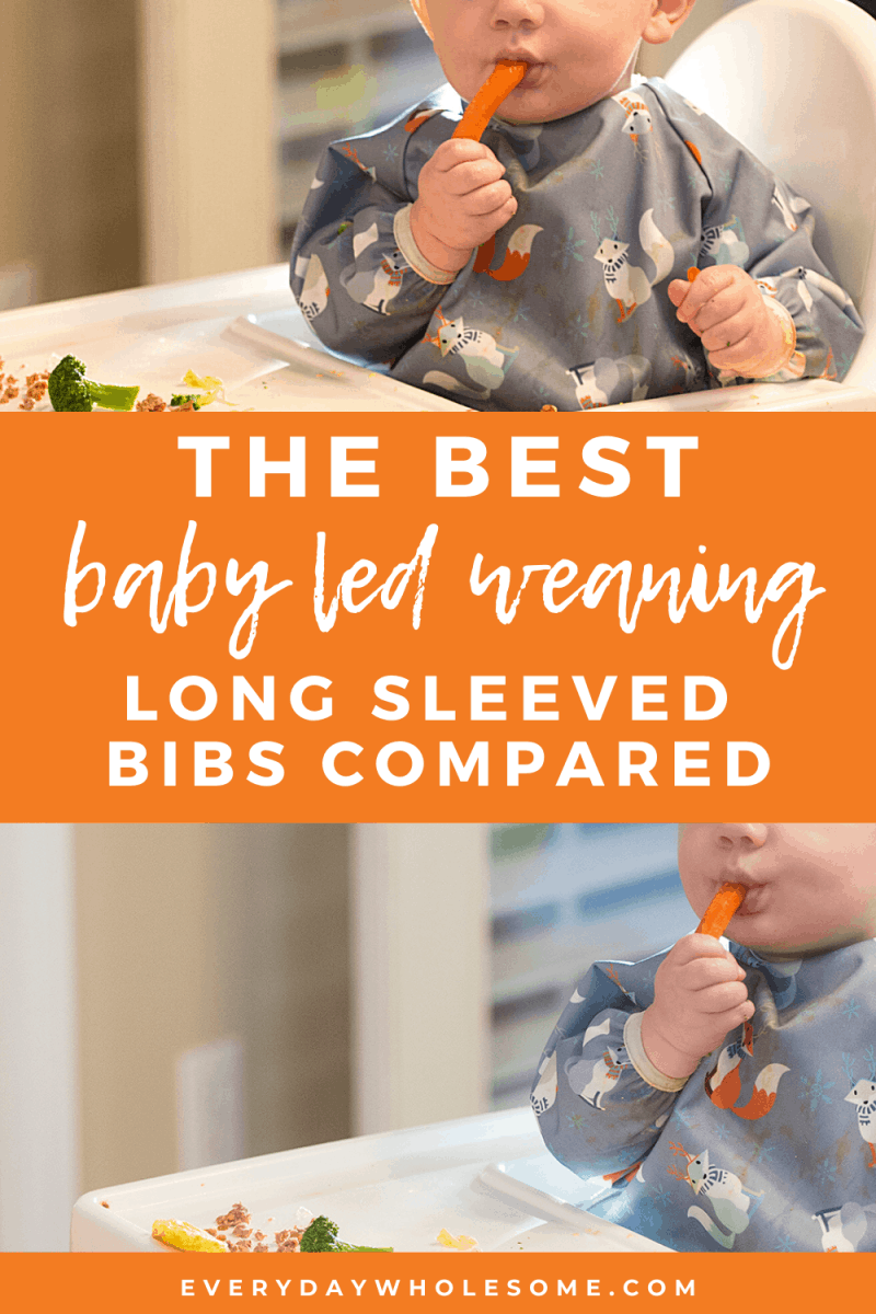 Everyday Wholesome The Best Baby Led Weaning Long Sleeve Bibs