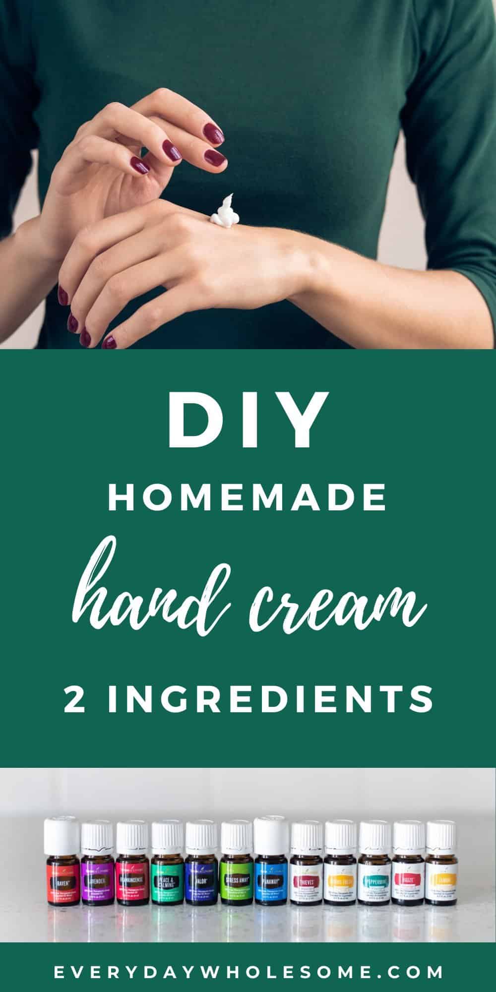 diy hommeade hand cream recipe with shea butter coconut oil