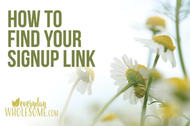 How to Find your Young Living Signup Link