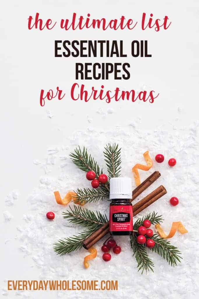 Everyday Wholesome Best Christmas Essential Oil Blends