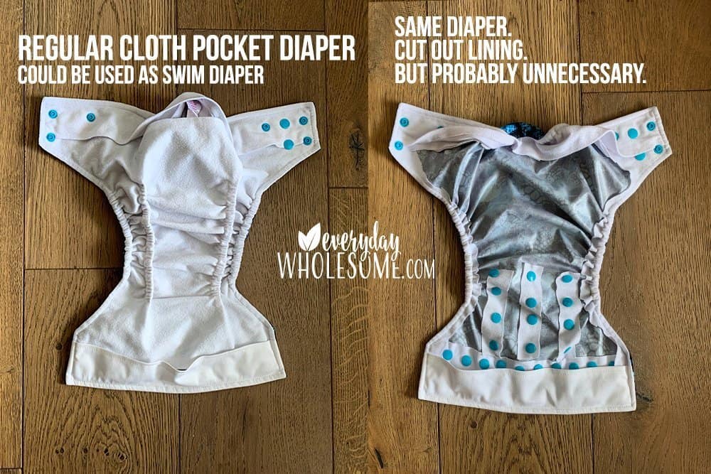 Everyday Wholesome DIY No Sew Cloth Best Baby Swim Diapers