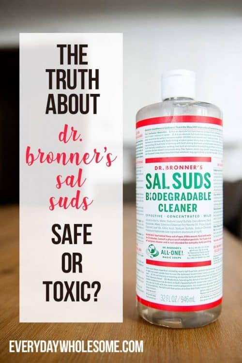 Everyday Wholesome Top 5 uses for Dr Bronner's Sal Suds Is Sal Suds