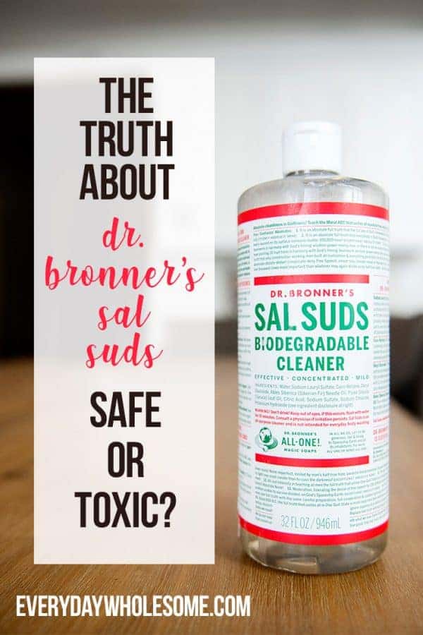 Everyday Wholesome Top 5 uses for Dr Bronner's Sal Suds Is Sal Suds