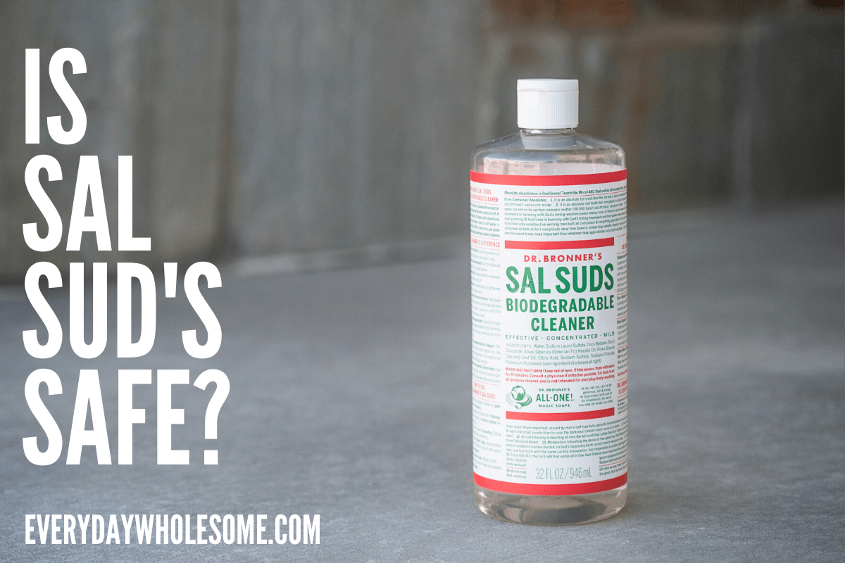 Using Sal Suds as a Natural Laundry Detergent 