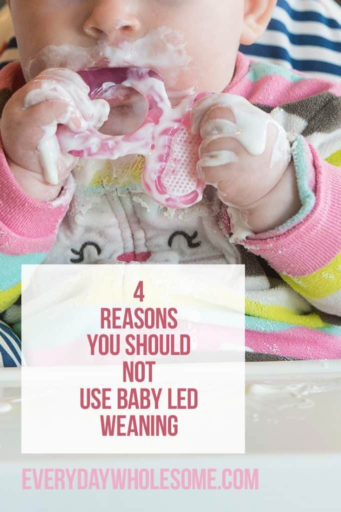 4 REASONS NOT TO USE BABY LED WEANING