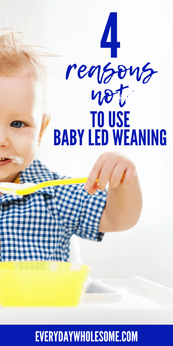 4 reasons not to do baby led weaning