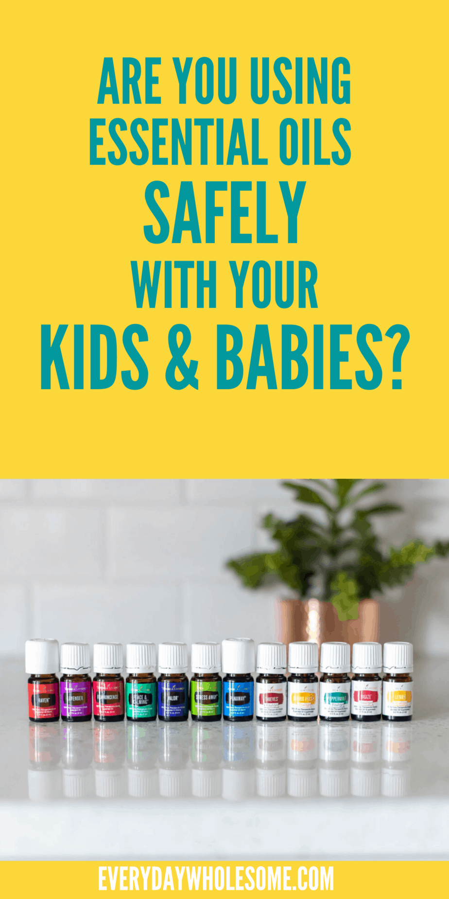 Essential oil safety for kids and babies 