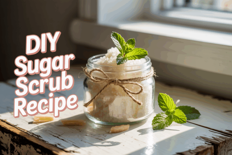 DIY SUGAR SCRUB & SHAVING CREAM RECIPE | COCONUT OIL
