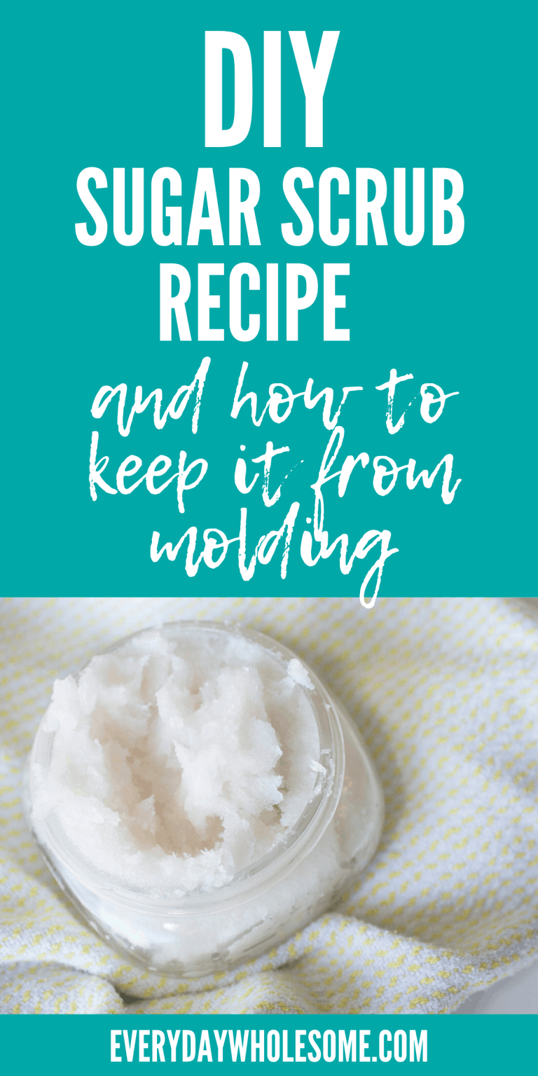 Everyday Wholesome DIY SUGAR SCRUB & SHAVING CREAM RECIPE COCONUT OIL