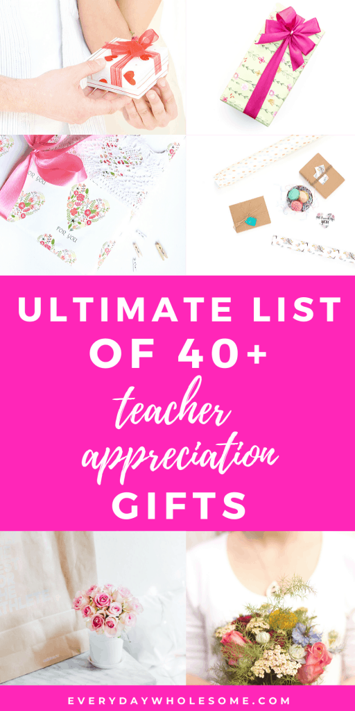 ulitmate list of teacher appreciation gifts guide