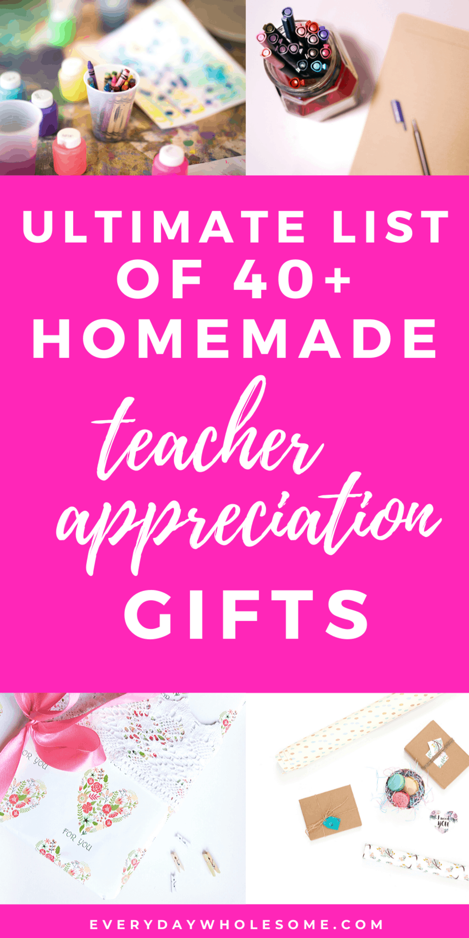 Everyday Wholesome | Ultimate List of Teacher Appreciation Week Gift ...