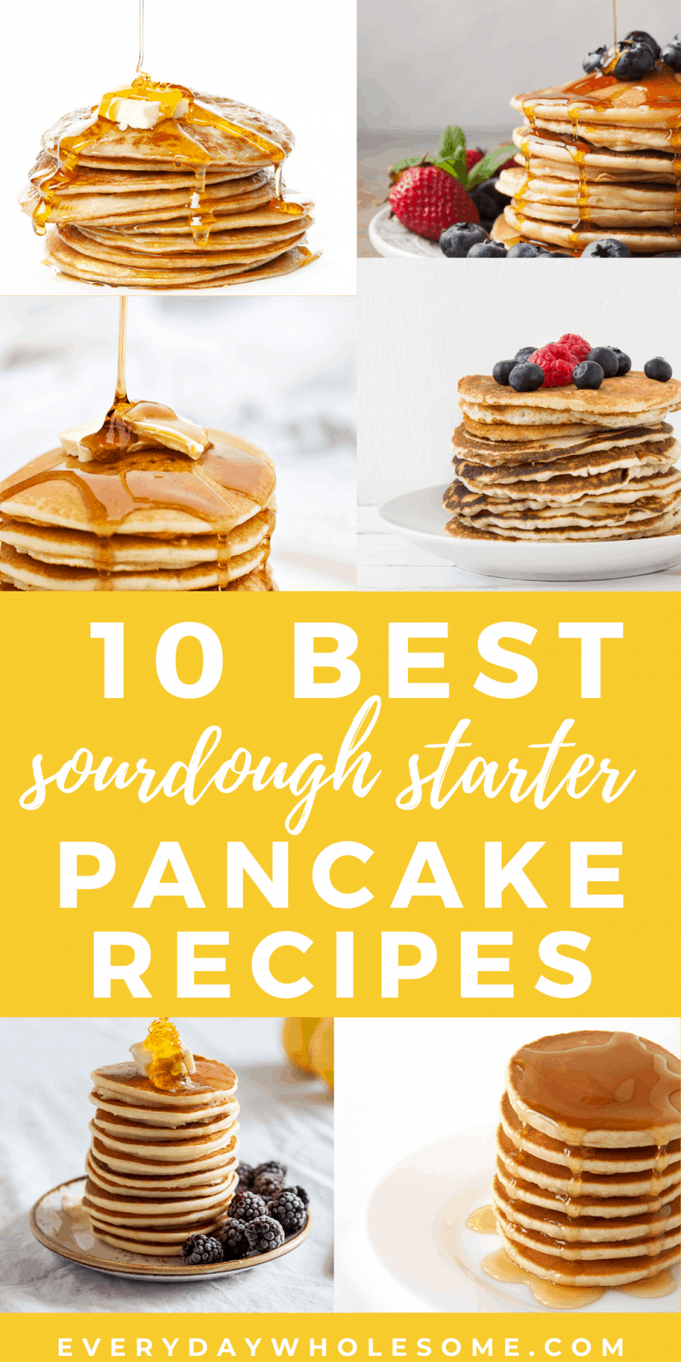 Everyday Wholesome 10 Best Sourdough Starter Pancake Recipes
