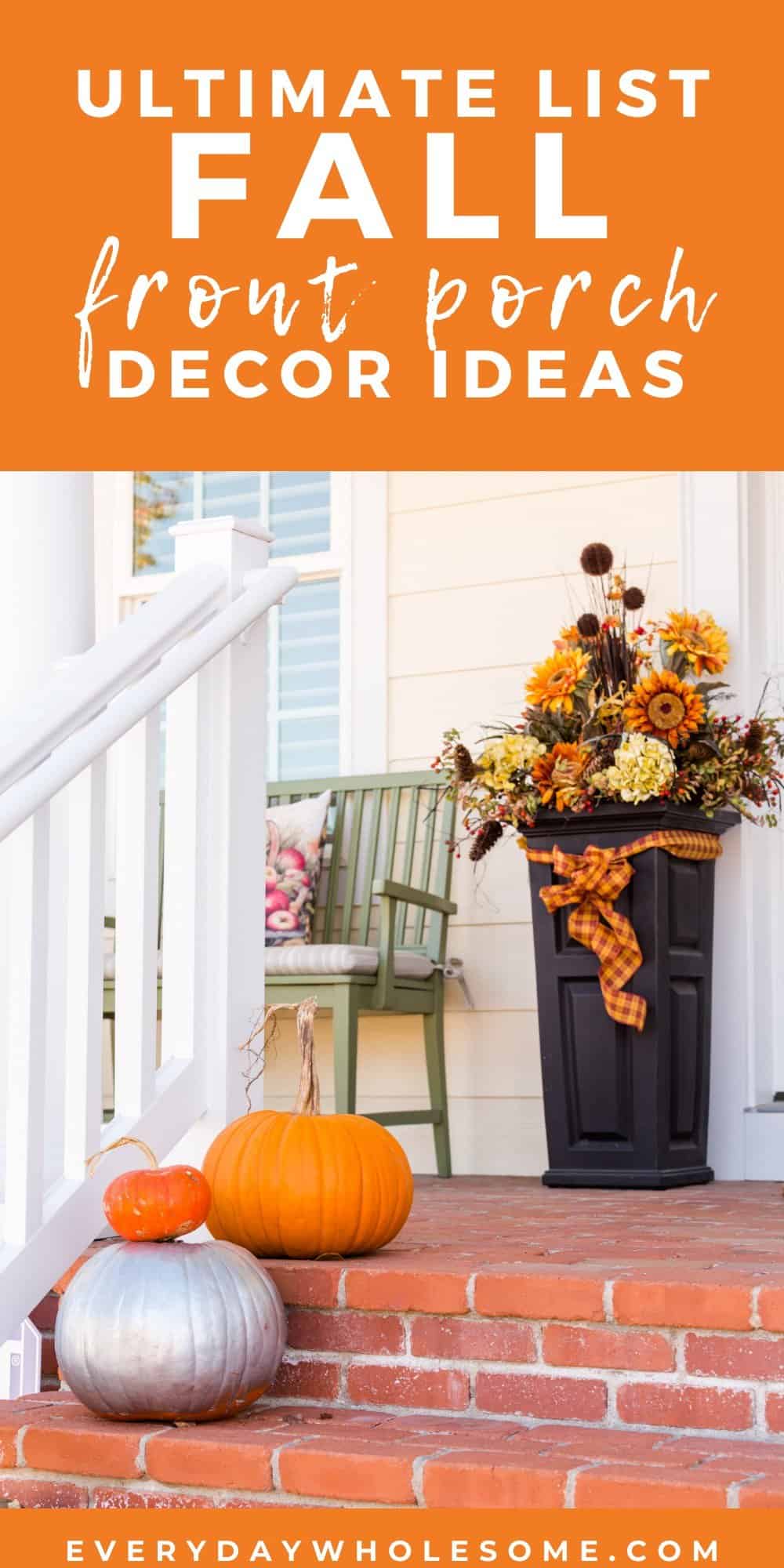 ultimate list fall front porch decor ideas