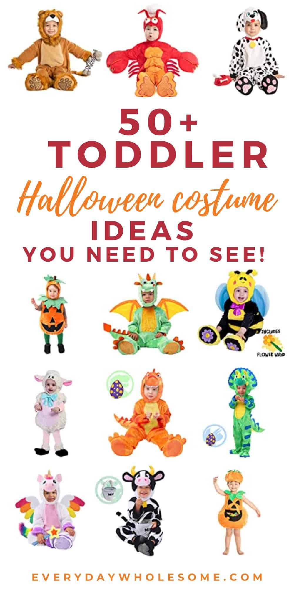 50 toddler and baby halloween costumes pin