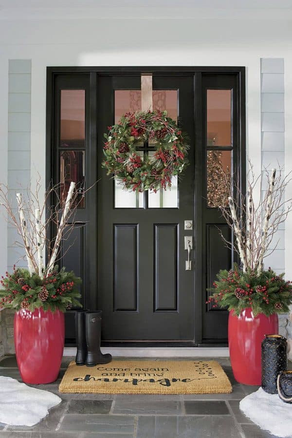 Everyday Wholesome | 35 Best Christmas Front Porch Decorations for the ...