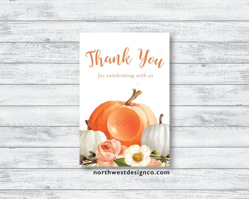 HALLOWEEN BABY SHOWER THANK YOU NOTES