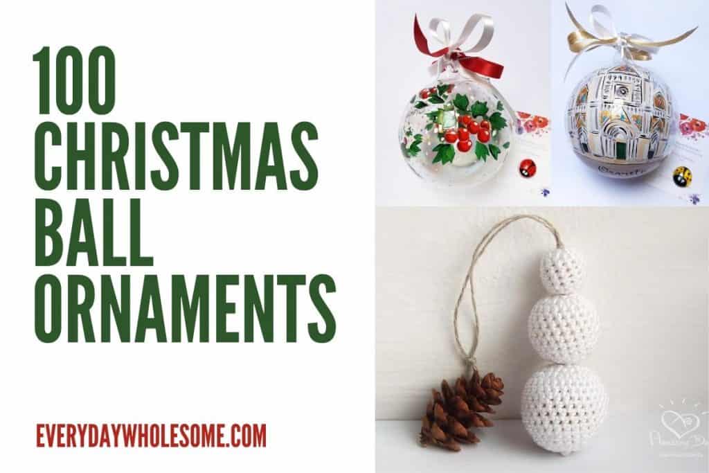 Everyday Wholesome 100 Best Elegant Ball Christmas Tree Ornaments T Guide