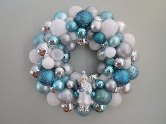 Everyday Wholesome | 50 Blue Wreaths for Christmas, Winter, Holiday ...