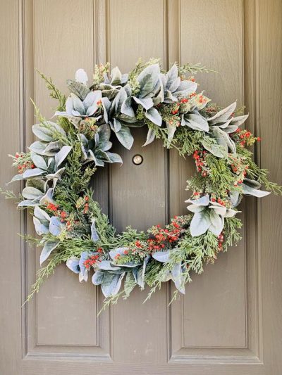 Everyday Wholesome | 50 Flocked Wreaths for Winter, Christmas, Holidays