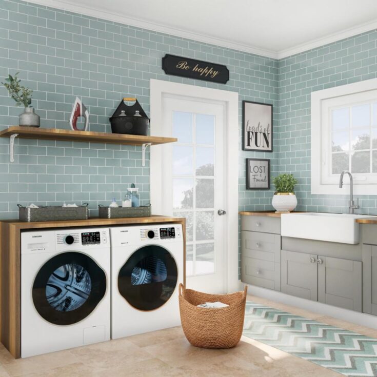 Image for Vintage Blue Laundry Room