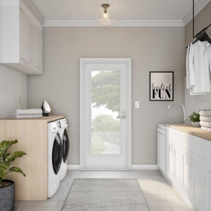 Image for Airy Modern Laundry Room