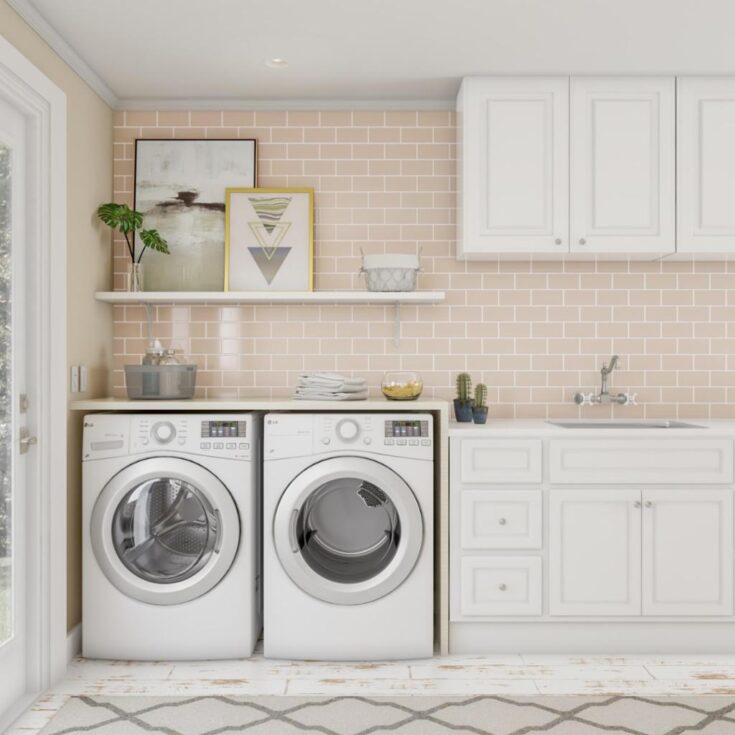 Image for Modern Blush Laundry Room