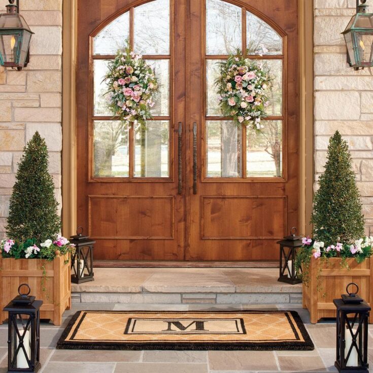 Image for Peony Door Swag