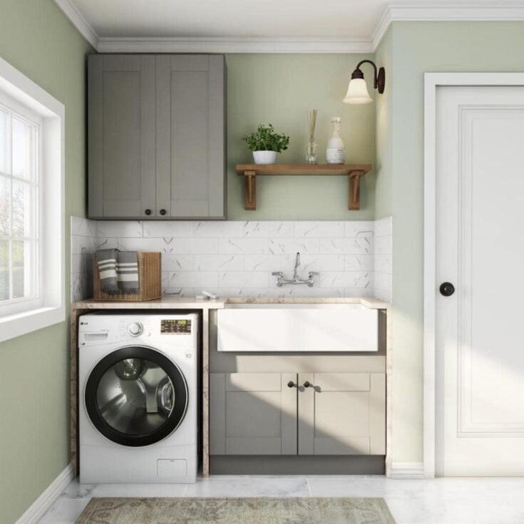 Image for Natural Farmhouse Laundry Room