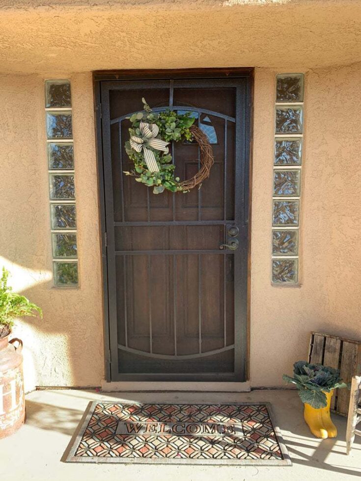 Image for Greenery Wreath Simple Farmhouse Cottage French Country