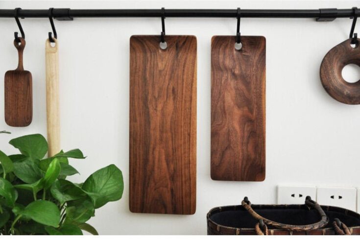 Image for Walnut Wood Cutting Board/Solid Wood Cutting Board Serve 