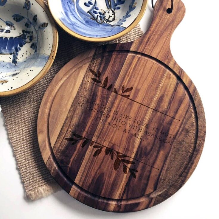 Image for Charcuterie Board Customized Paddle Cutting 