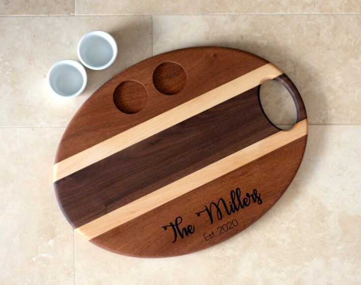 Image for Handmade Hardwood Charcuterie / Cheese Board 