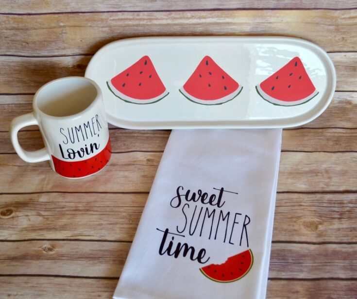 Image for Rae Dunn Inspired Watermelon Decal Watermelon Kitchen 