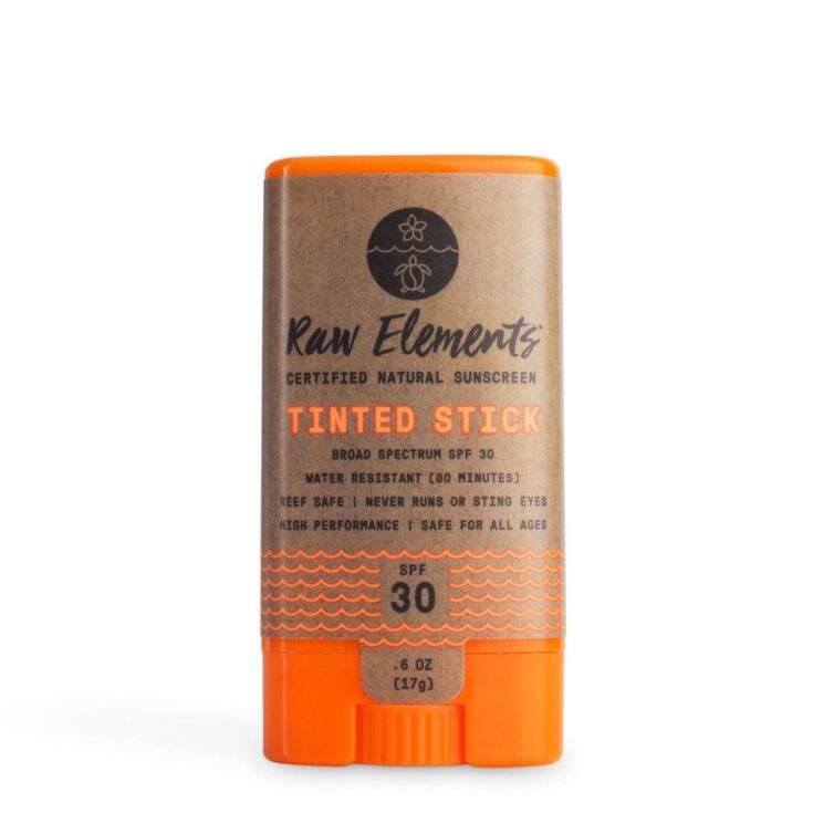 Image for Raw Elements Tinted Sunscreen Face Stick - SPF 30 - 0.6oz