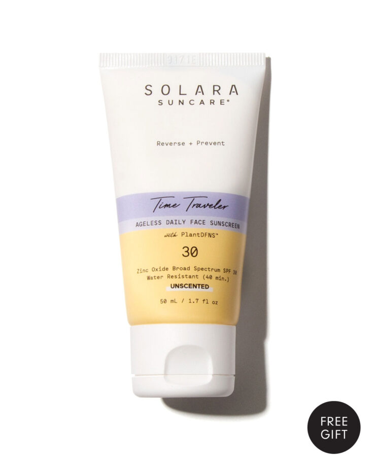 Image for Solara Suncare Time Traveler Ageless Daily Face Sunscreen, 1.7 oz. / 50 mL