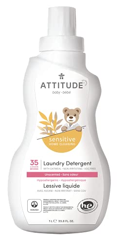 ATTITUDE Baby Laundry Detergent for Sensitive Skin