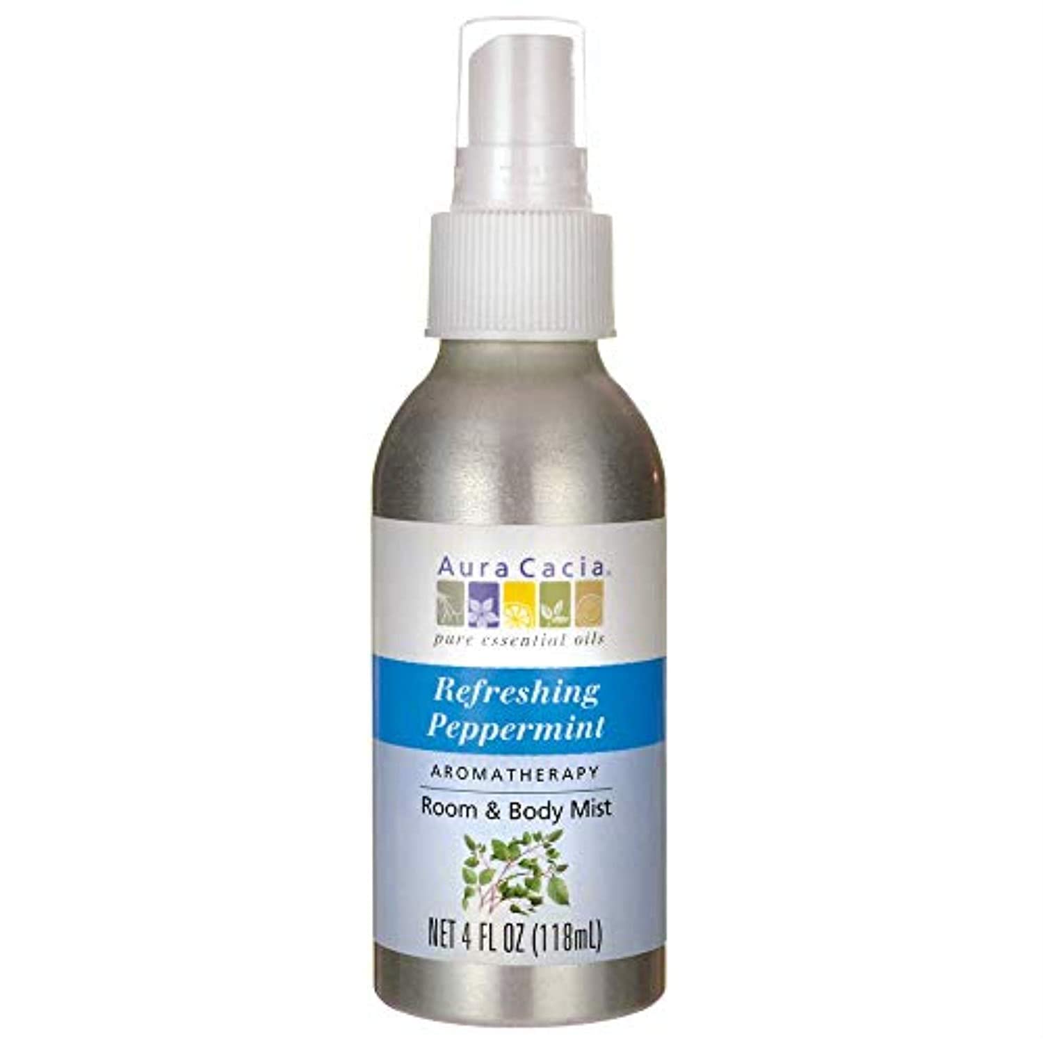 Aura Cacia Aromatherapy Mist, Peppermint Harvest Everyday Wholesome