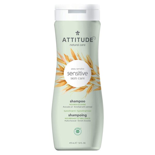 *ATTITUDE Sensitive Skin Shampoo, nourish & shine, avocado