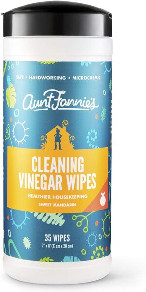 Aunt Fannie’s Vinegar Cleaning Wipes, Sweet Mandarin