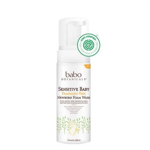 *Babo Botanicals Sensitive Baby Fragrance Free Newborn Foam Wash