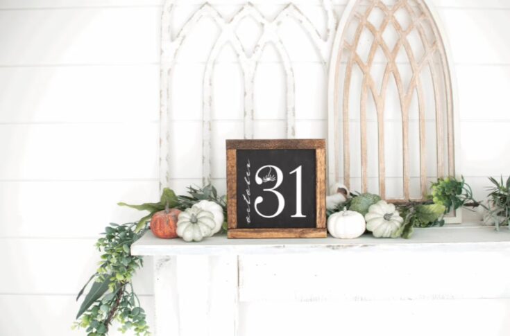 Image for October 31st Sign Halloween Decor Halloween Sign Halloween | Etsy