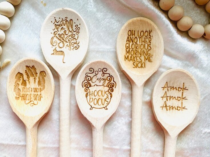 Image for Hocus Pocus Wooden Spoons Wooden Spoons Halloween Home | Etsy